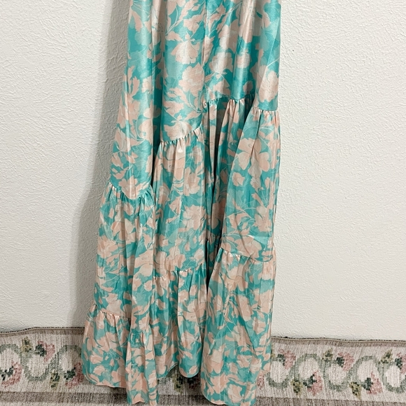 🚨NWT Hutch Anthropologie Phoebe Floral Strapless Maxi Dress - Picture 12 of 12